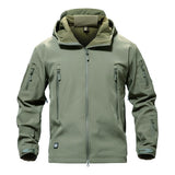 MAGCOMSEN Shark Skin Military Jacket Men Softshell Waterpoof Camo Clothes - Shopium1
