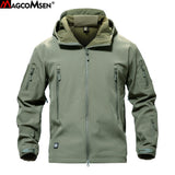 MAGCOMSEN Shark Skin Military Jacket Men Softshell Waterpoof Camo Clothes - Shopium1