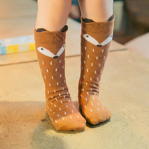 2018 Cartoon Cute Kids Socks Bear Animal Baby Cotton Socks - Shopium1