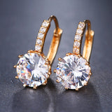 EMMAYA Fashion 10 Colors AAA CZ Element Stud Earrings - Shopium1