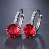 EMMAYA Fashion 10 Colors AAA CZ Element Stud Earrings - Shopium1