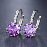 EMMAYA Fashion 10 Colors AAA CZ Element Stud Earrings - Shopium1
