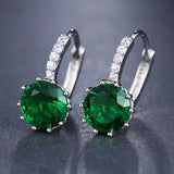 EMMAYA Fashion 10 Colors AAA CZ Element Stud Earrings - Shopium1