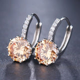 EMMAYA Fashion 10 Colors AAA CZ Element Stud Earrings - Shopium1