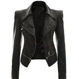 2018 Coat HOT Jacket Women Winter Autumn Fashion Motorcycle Jacket - Shopium1