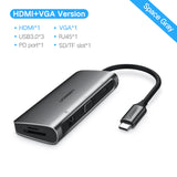 Ugreen Thunderbolt 3 Dock Adapter USB C to 3.0 HUB HDMI RJ45 Type C Converter - Shopium1