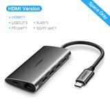 Ugreen Thunderbolt 3 Dock Adapter USB C to 3.0 HUB HDMI RJ45 Type C Converter - Shopium1
