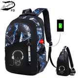 FengDong boys school bags waterproof large backpack - Shopium1