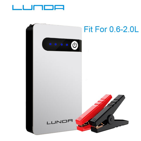 LUNDA Jump Starter 8000mAh 12V Car jump starter Portable Power Bank mini - Shopium1
